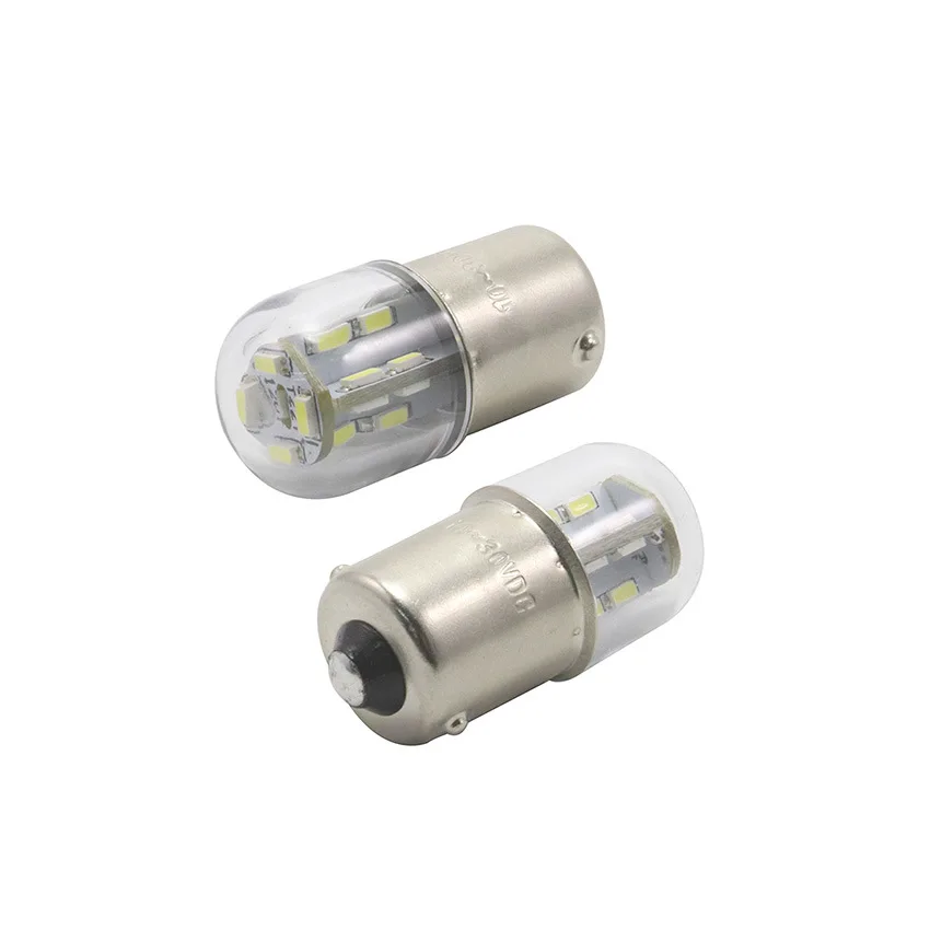 BA15S 2W  Mini LED Bulb 10-30VDC BAY15d B15 BA15s Signal Indicator LED Light Bulb