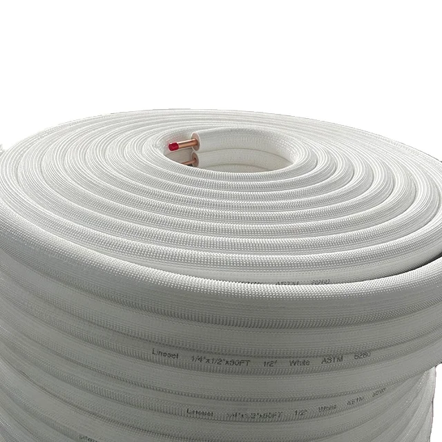 Professional Factory refrigeration spare parts Insulated Copper Pipe Air Conditioning