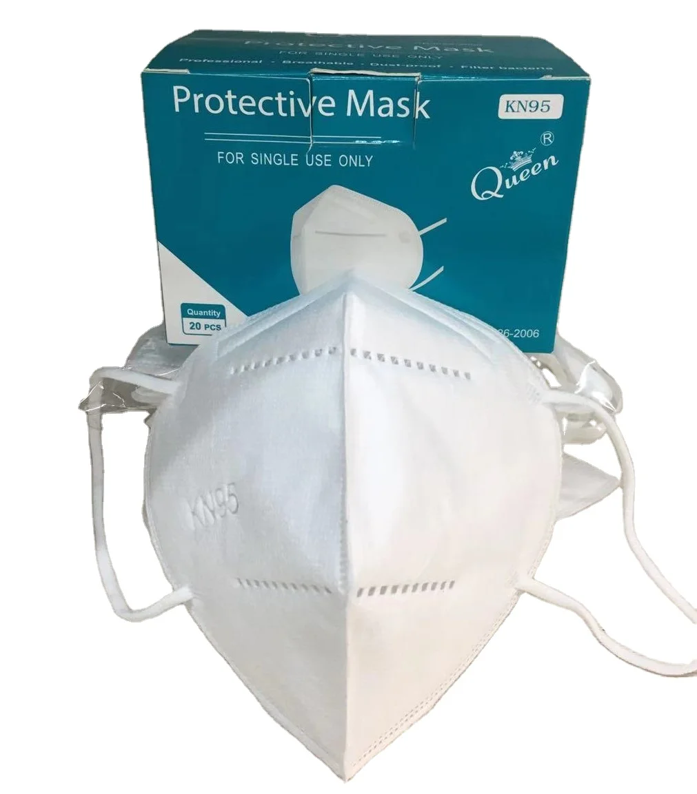 Factory price Individual package disposable BFE 95% Adult earloop medical Protective mascarillas KN95 face mask