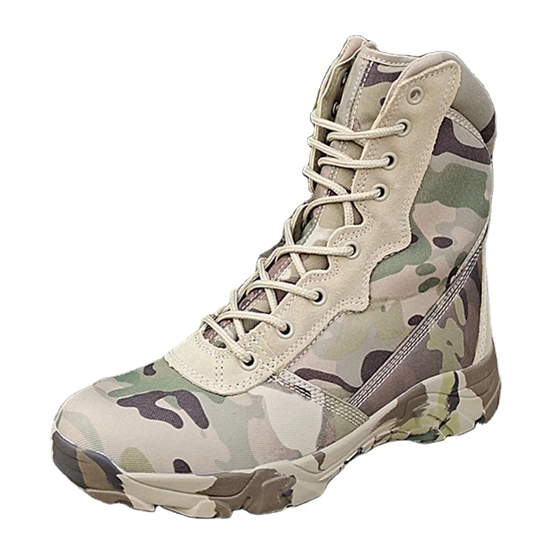 Outdoor Python Pattern Camouflage Military Boots Snow Army Military Combat Boot Military Tactical Boot Jungle