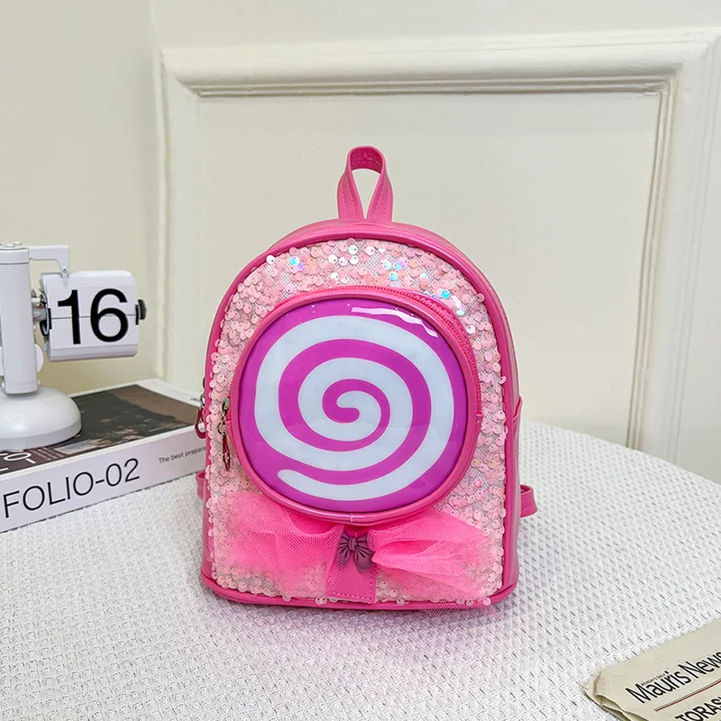 Cute Cartoon Kids Backpack Baby Toy School bag Student Kindergarten Lollipop Backpacks For Girls