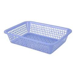 Hot Sell Rectangular Plastic Food Storage Kitchen Strainer with Holes