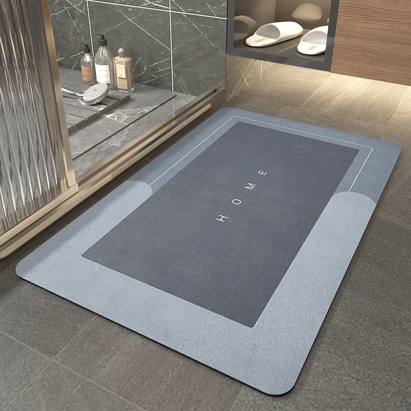 Easy Home Toilet Non-slip Mat Door Absorbent Bathroom Tappeti Floor Mat Toilet Door Carpet Bath Mat