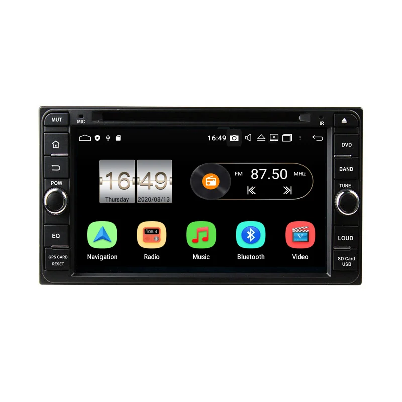 KD-6957 Klyde Android 10 Px4 Автомобильная магнитола для TOYOTA Rav4/Corolla Vios/Hilux/ Land Cruiser/ Fortuner/ Prado/Terios 2006-2010