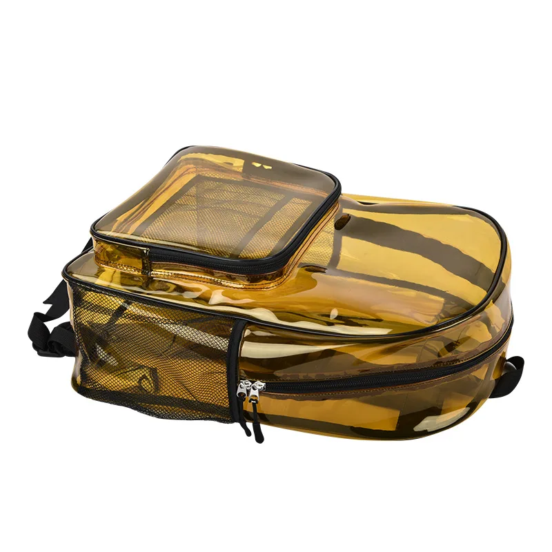Fashion Custom Logo Transparent Clear Pvc Backpack