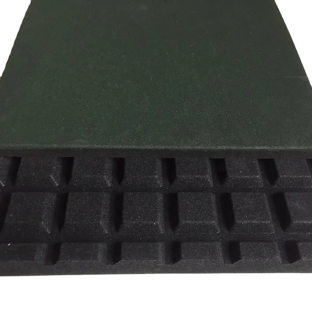 tile interlock floor soundproofing shock absorber safety play rubber tile mat