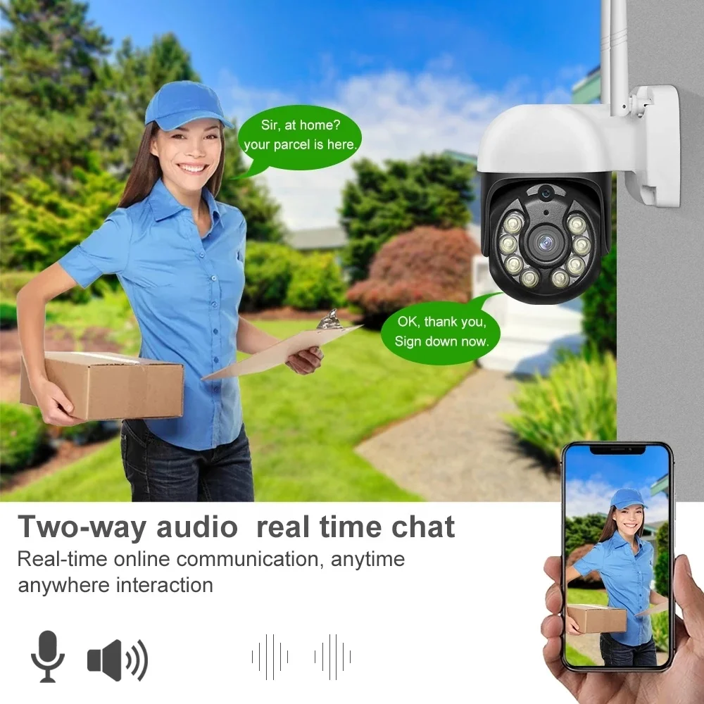 PTZ 4H 4cam Видеосистема Tuya Smart Life камеры наблюдения NVR Kit 1080P Беспроводной Wi-Fi система видеонаблюдения камера безопасности