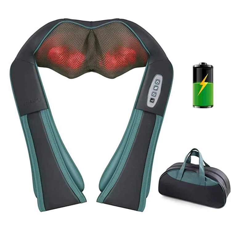 Shiatsu Squeezing Electric Face Neck Back Beauty Device with Heat Skin Tightening Lifting Shoulders Massage Feature