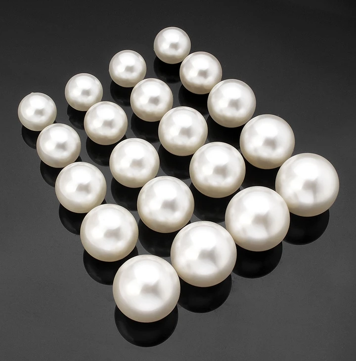 Newest hot selling freshwater button pearl DIY pearls for rivets on caps