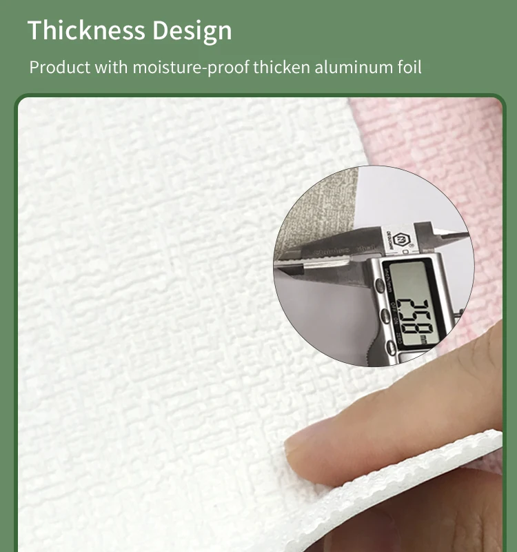 Self Adhesive Waterproof 3D Wall Sticker For Home Decor PE foam material Wall Paper