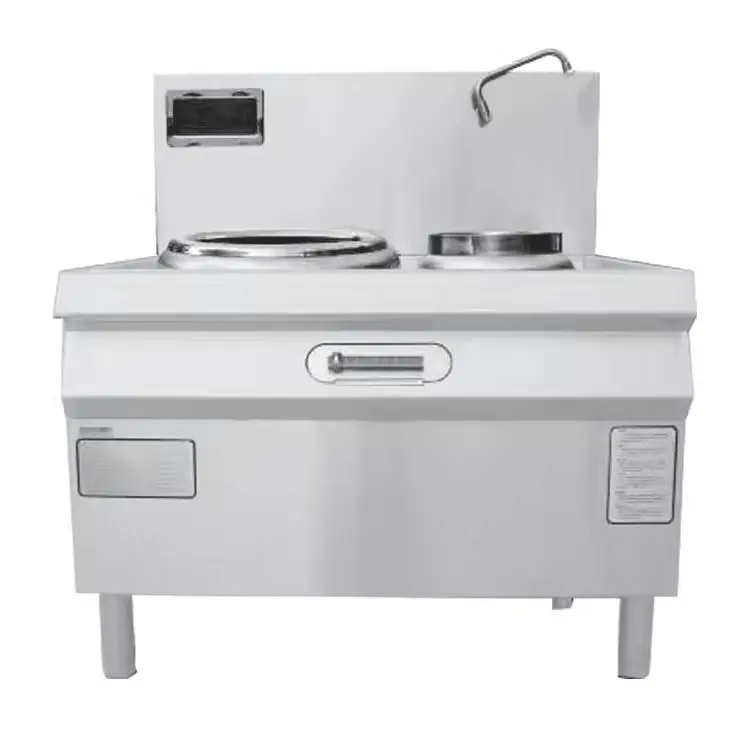 high power electromagnetic cooker commercial single head single tail frying oven warranty for 1 year