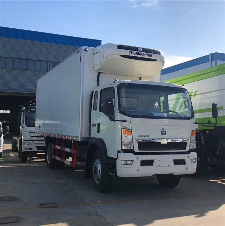 SINOTRUK HOWO 4*2 морозильная камера для мороженного грузовик термо-король рефрижераторная установка