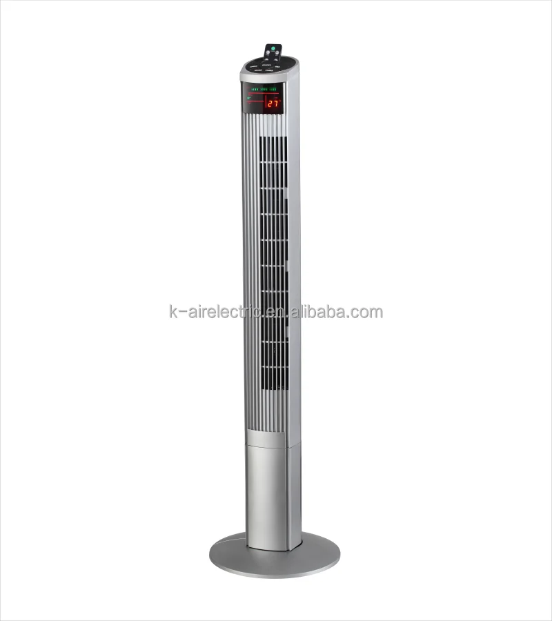 Super quiet, low noise and space-saving swing cooling tower fan for household appliances