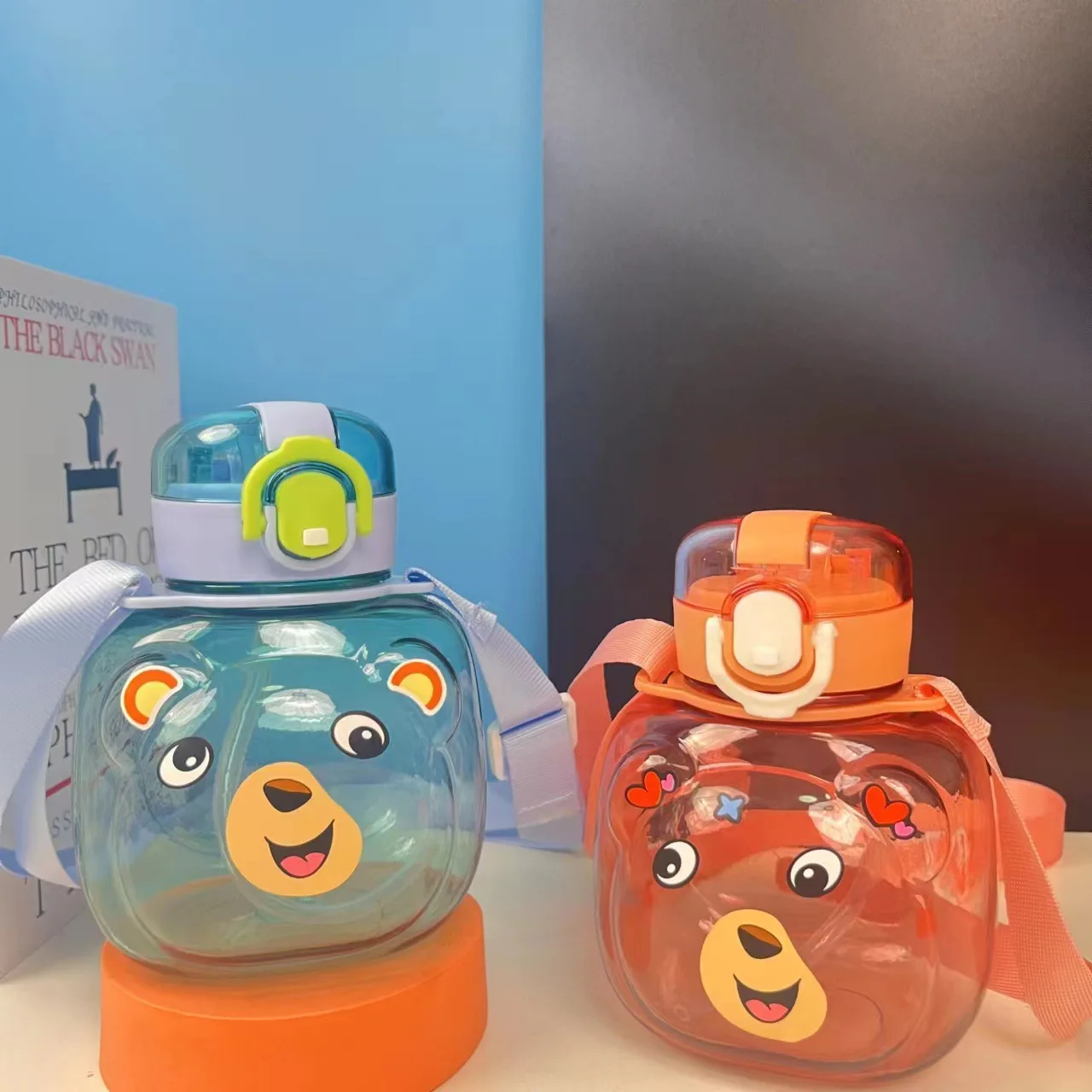 Best Selling Products Custom Logo Water Bottle 32Oz Fruit Flavor Water Bottle With Handle