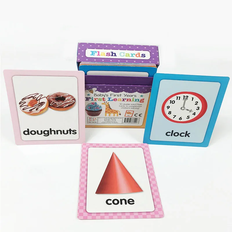 Custom Oem Wholesale Cheap Price Flashcard Game Educational Learning Flash Cards Printing