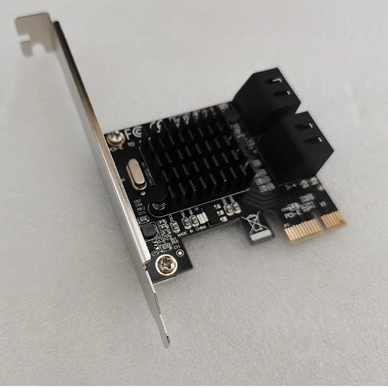 PCIE SATA III 6 Gbps Expansion Controller With 88SE9215 Chipset for Desktop
