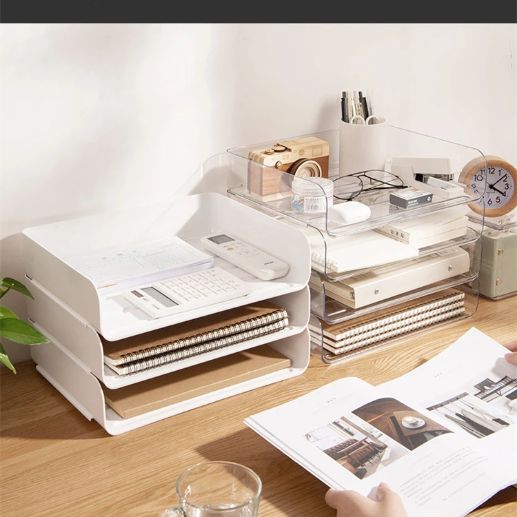 High Quality Office Desktop Organizer A4 Document Storage Tray