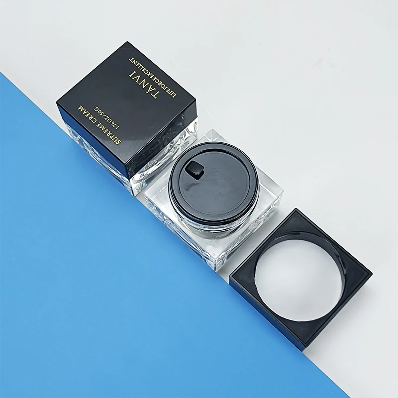 Luxury empty 5g 10g 15g 30g 50g acrylic plastic jar new style face body cream lotion cosmetic jar for skin Care Cream