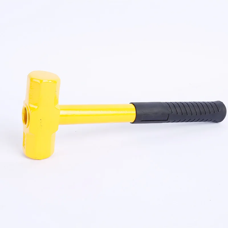 Wholesale high carbon steel plastic handle shockproof octagonal hammer Sledge Hammer