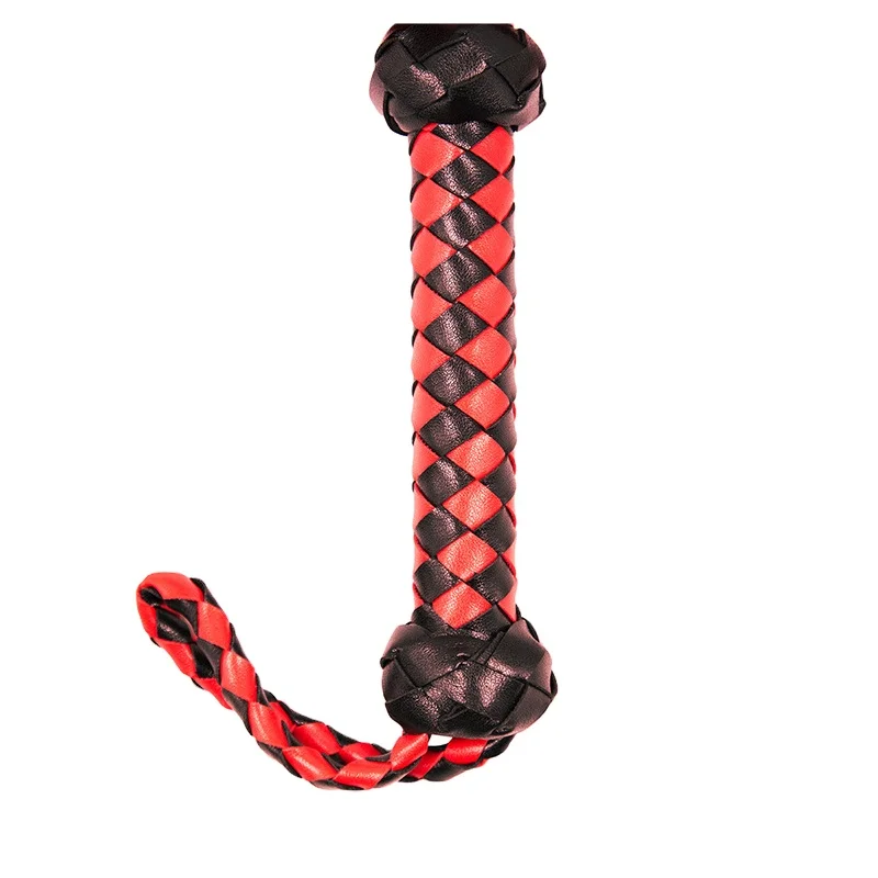 Adult Bdsm PU Leather Flirting Sex Toy Bondage Whip