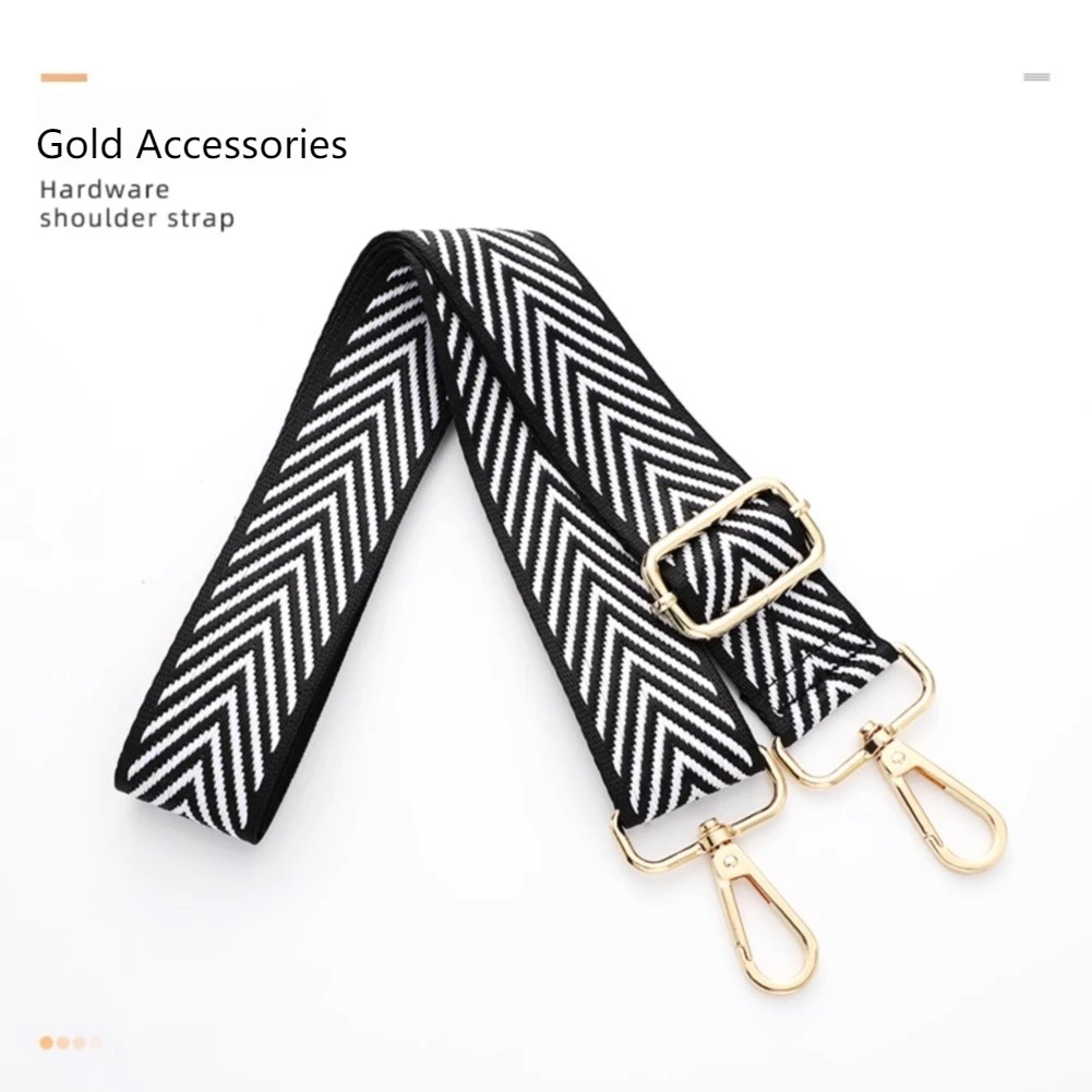 Bag Shoulder Straps Crossbody Bag Straps Adjustable Widened Shoulder  Women Straps Printed Webbing