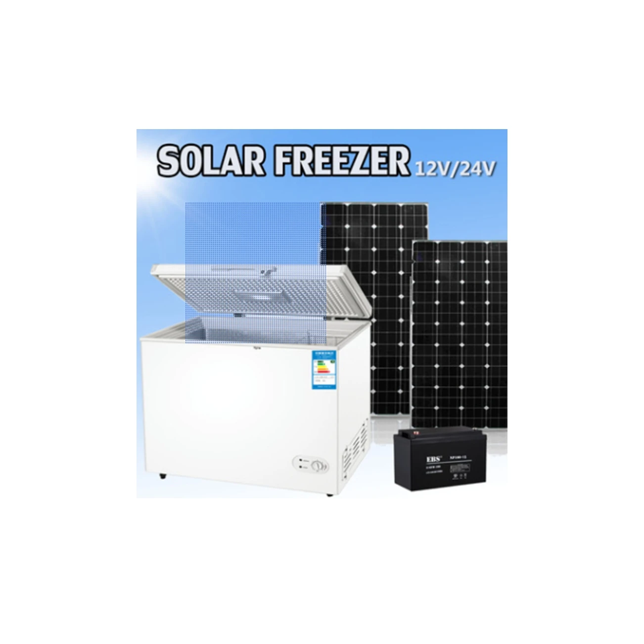 
Wholesale Customized Good Quality Dc Simple Operation High-speed Solar Power Freezer 