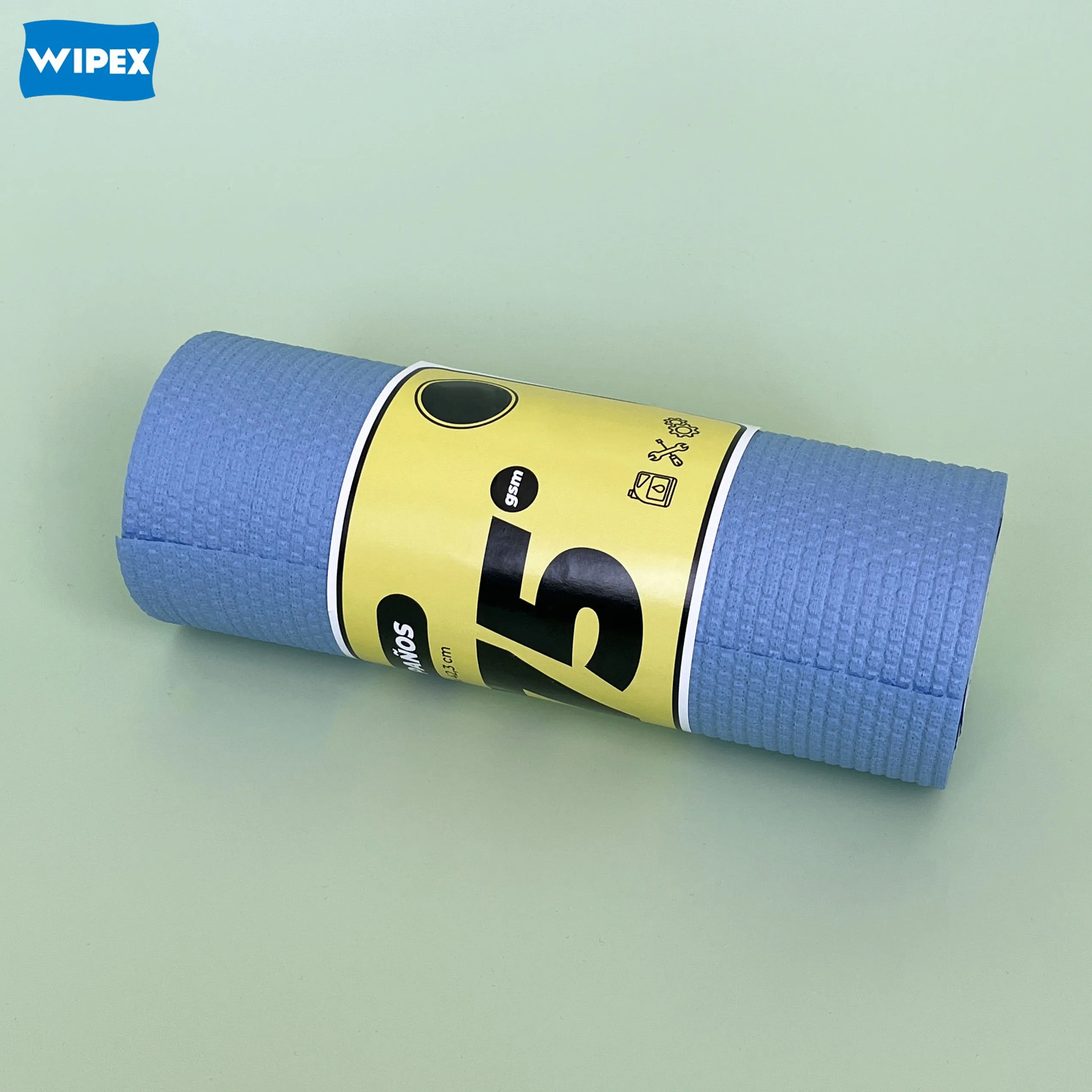 Factory wholesale heavy duty wipe oil absorb wipe PP cellulose cloth for car painting factory replace cotton rag