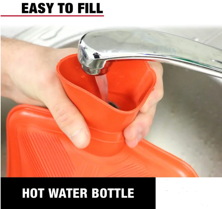 Worldwide Hot Sale Classic Red Rubber Thermos Water Bottle Cute Bag