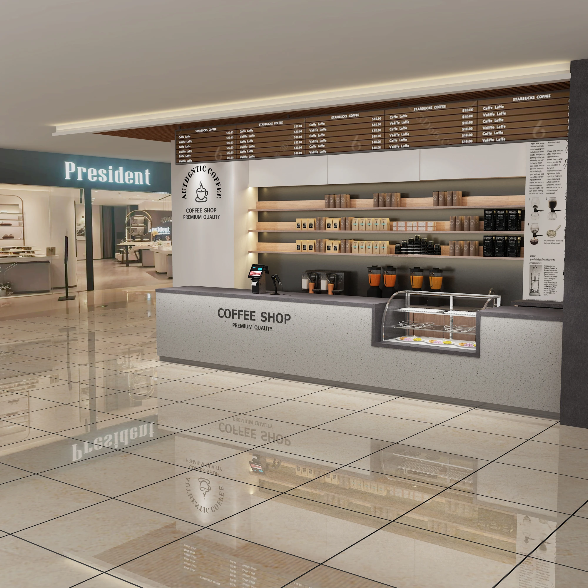 Factory wholesale best selling attractive creativity design food kiosk made in China