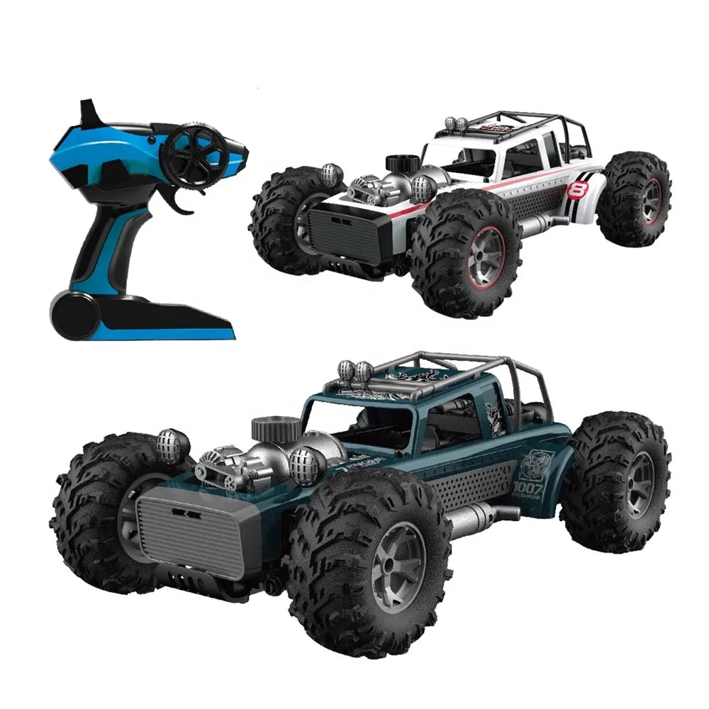 2.4G Radio Control Toys 1:12 Half Proportion High Speed Car Spray Smoke Fog Stream Cross Country Truck