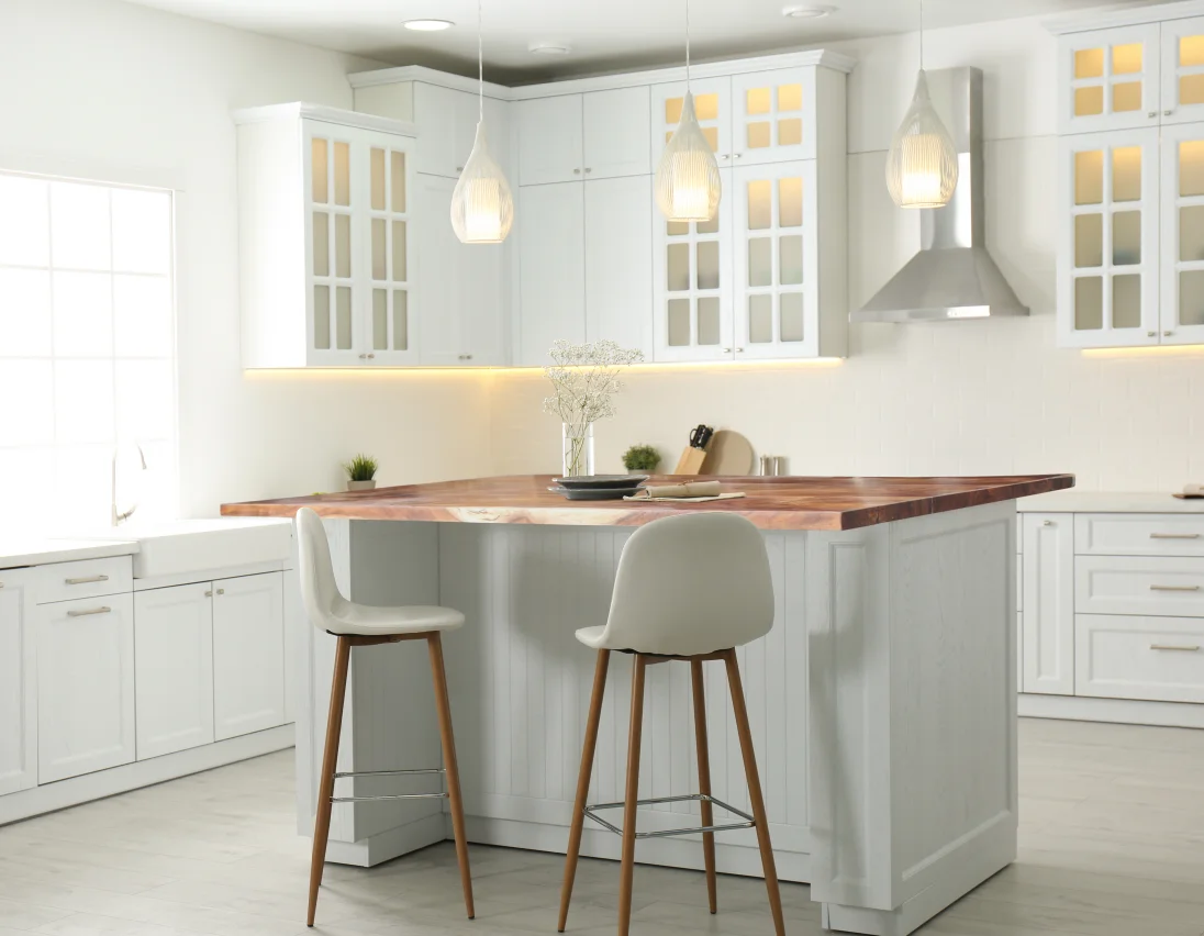 Custom wood table top restaurant kitchen nature oak solid wood table top