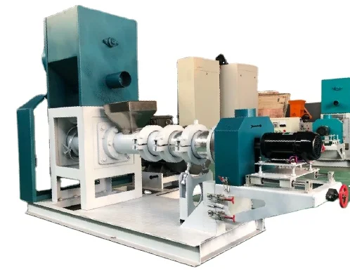 Liyang HY feed Granule Making machine For fish Small Electric Single Screw Floating fish feed pet food Extruder machine