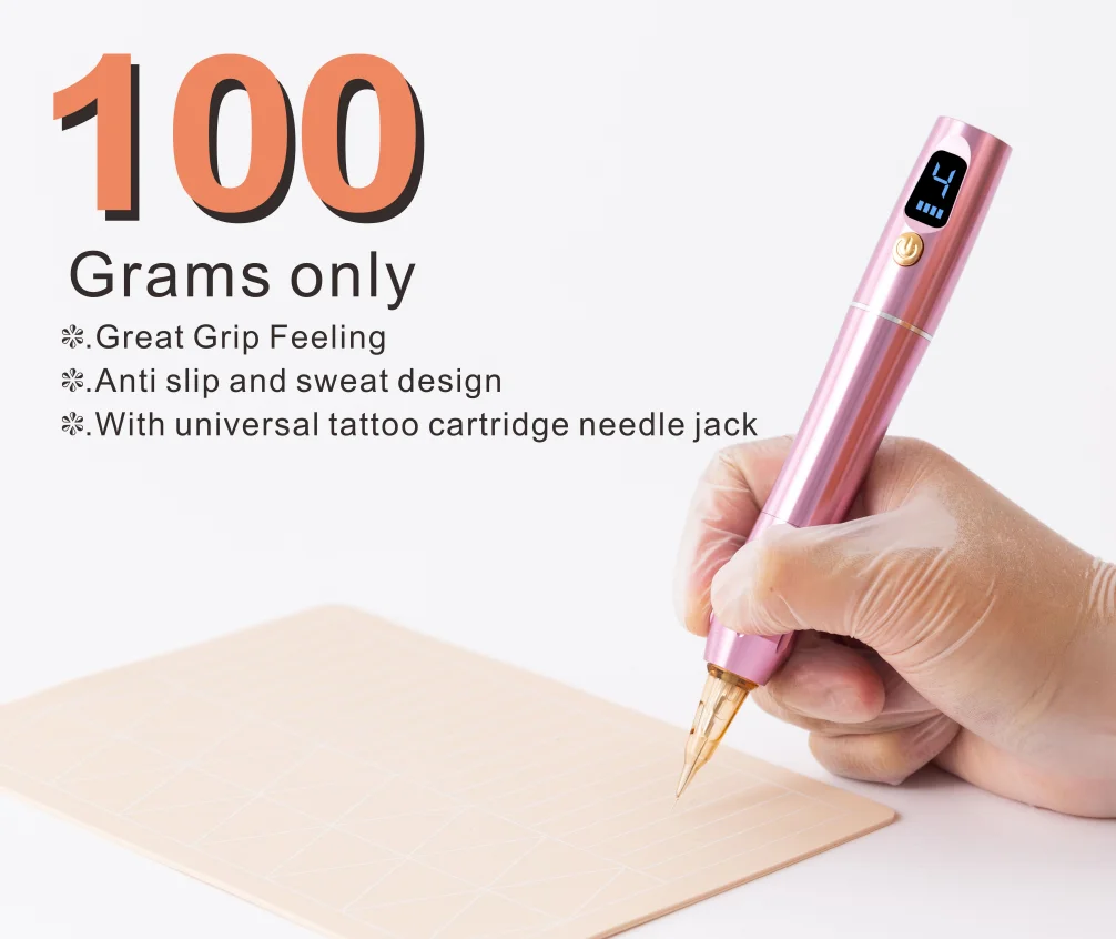 Brow Rotary Cosmetic Tattoo Machine Wholesale Semi Digital Permanent Makeup Eyebrow Microblading Wireless Pmu Tattoo Machine Pen