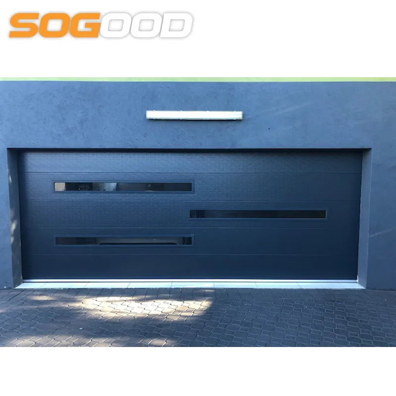 40mm thickness polyurethane foam inside electric steel garage door