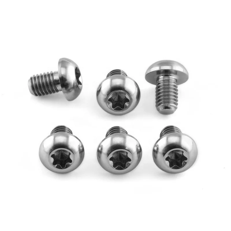 Titanium Bolt Anodized Titanium Head Alloy Colored  Titanium M3 Colorful Button Head Bolts/Screws