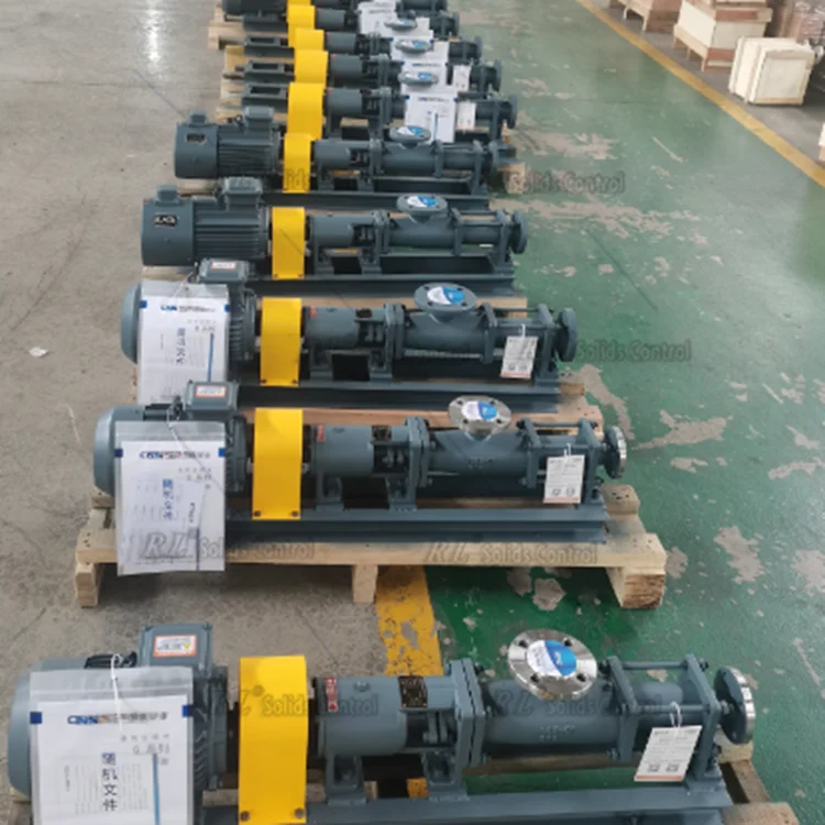 Factory processing sewage screw pump filtration mud screw pump