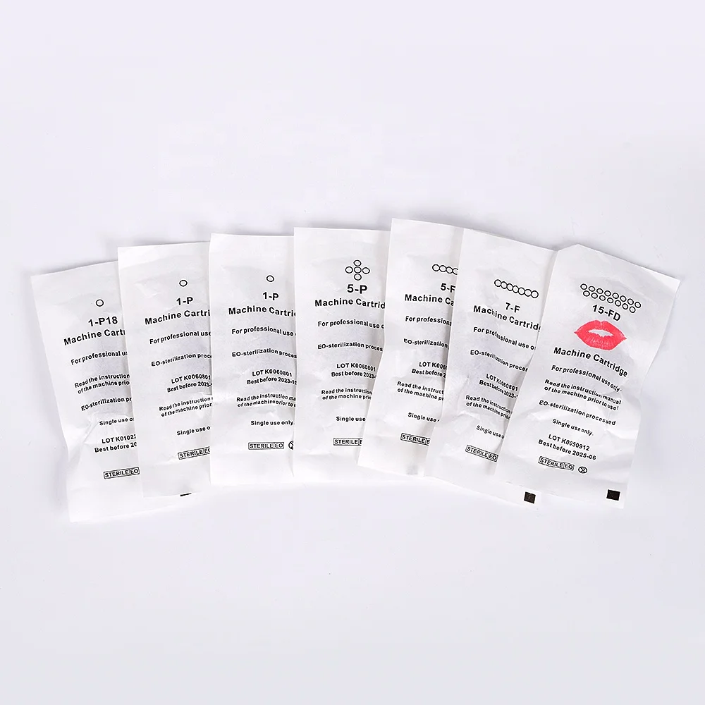 Одноразовые безболезненные тату-картриджи для бровей, иглы для микроблейдинга, тату-машинка для бровей, тату-машинка