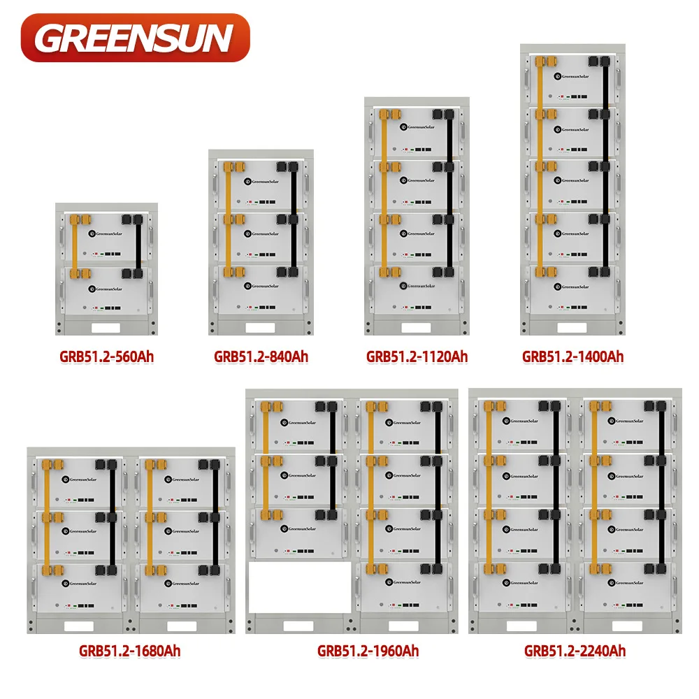 Greensun Rack Mounted 280AH 15 kwh Lithium Battery Cells Lifepo4 Batteries Rechargeables For Solar System UPS Telecom ESS