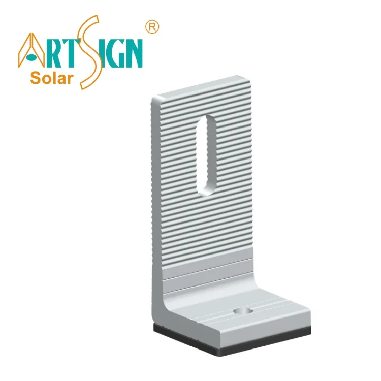 Artsign L feet solar rail mount solar  accessories solar roof bracket supplier roof hook 2