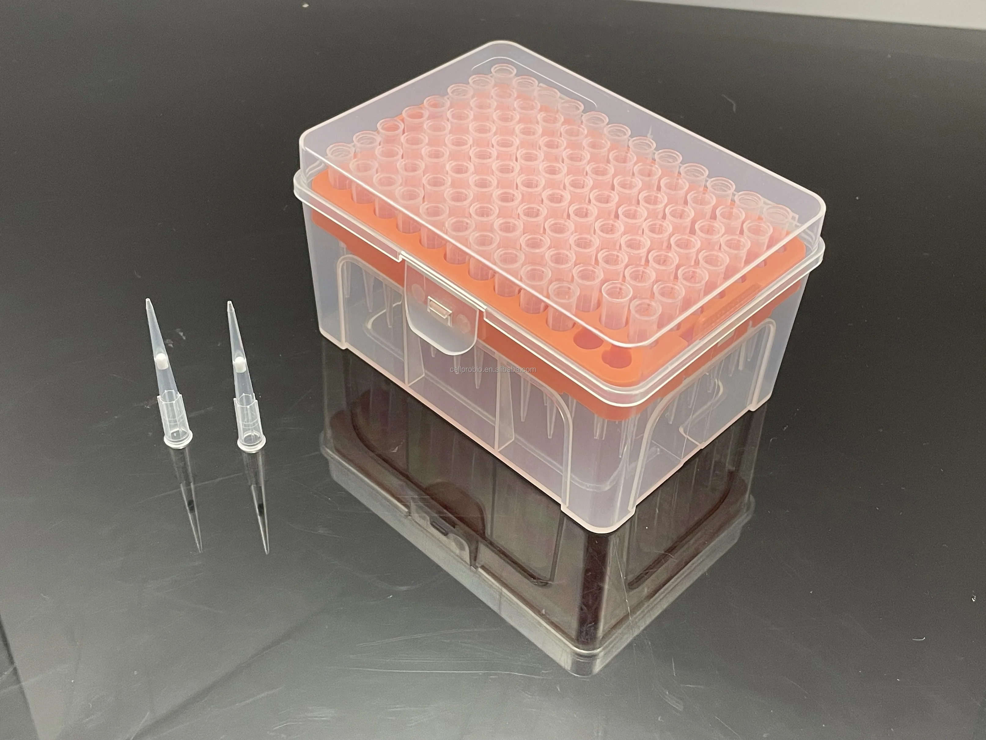 Оптовая продажа полипропиленовых одноразовых наконечников пипетки 200 мкл, пластиковые наконечники Микропипетки