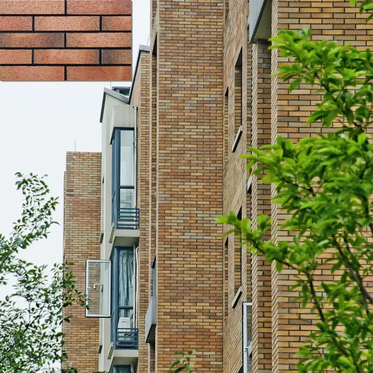 exterior building fire resistant thin ceramic wall fire bricks slips tiles stone refractory waterproofing house korea