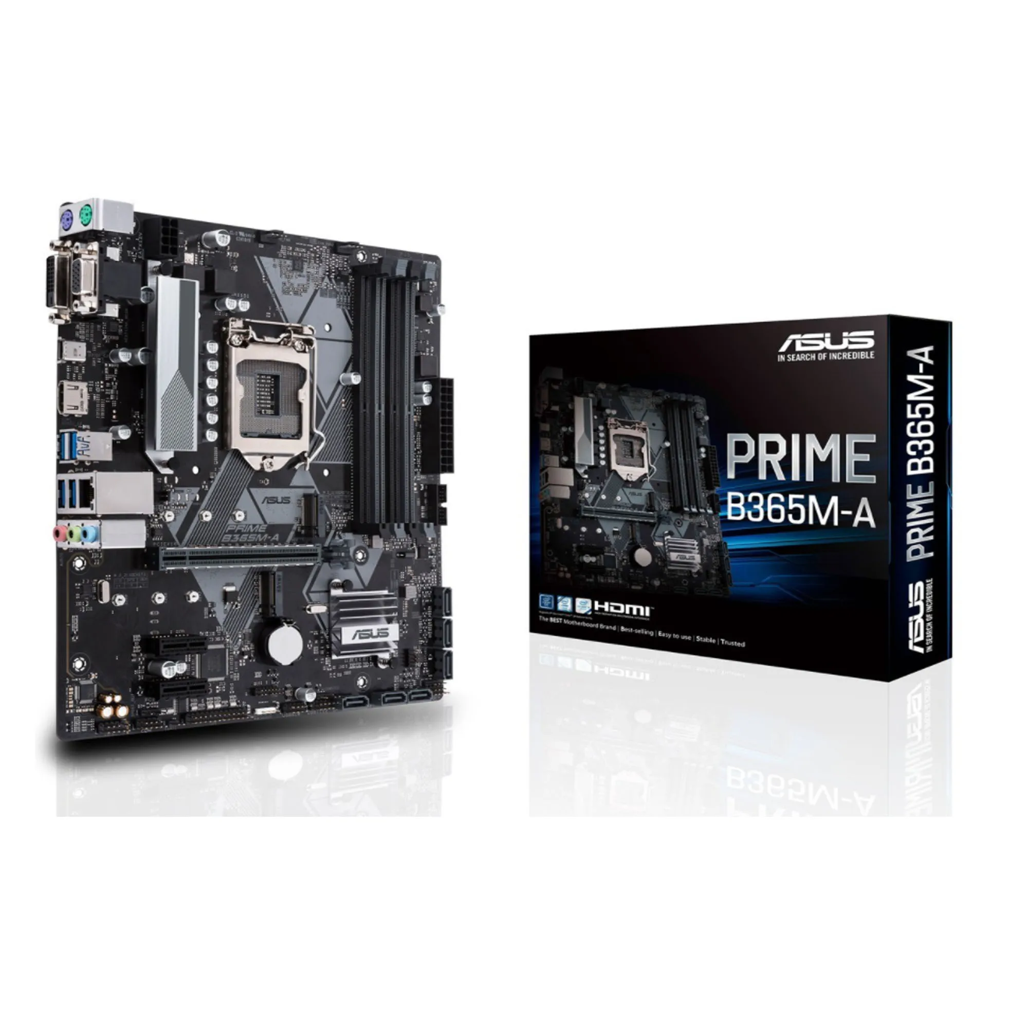 Для ASUS PRIME B365M-A Мастер Серия материнских плат поддерживает win7 Поддержка процессоров 9700/9400F/8500 (B365/LGA