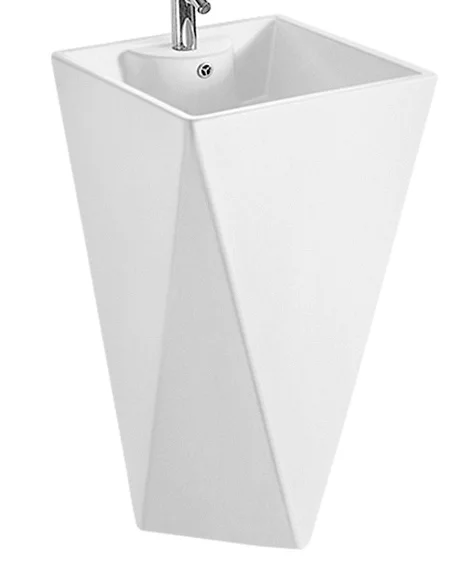 Популярный дизайн высококачественная керамическая раковина для ванной комнаты стойка раковины на