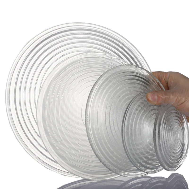 Пользовательский K9 большой круглый Солнечный нагрев Pir Fresnel-Lens Fresnellins Lente Di Lens De Fresnel-Linse Fresnel glass Lens