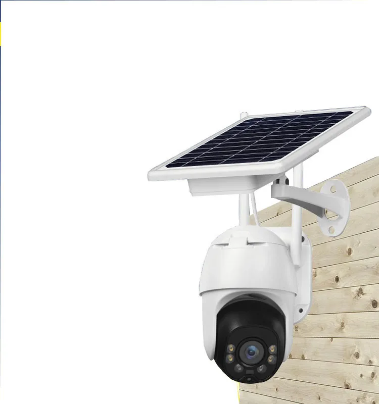 1080p Smart Rotating Surveillance Night Vision Low Powered Cctv System Camera Sim Card Solar Camera