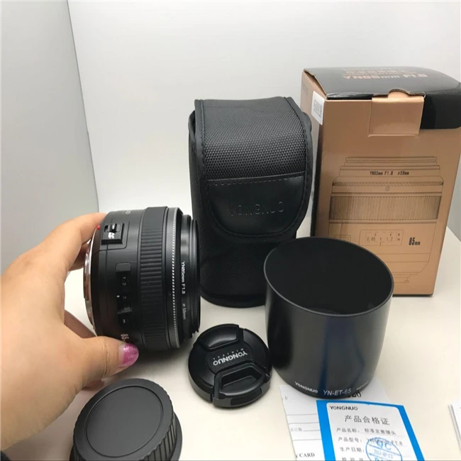 Best YONGNUO YN85mm F1.8N Lens Standard Medium Telephoto Prime Fixed Focus YN 85MM for Nikon D3200/D3400/D5200/D750/D850