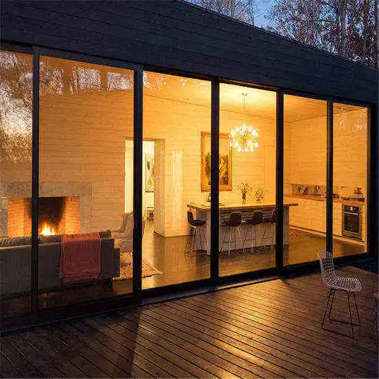 Aluminum Glass Sliding Door Exterior Double Glazing Aluminum Profile For Sliding door And Window