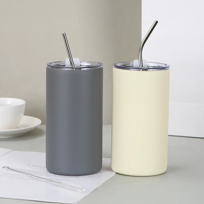 Powder Coating Car Tumbler Coffee Mug Double Walled Vacuum Stainless Steel Tumbler Coffee Cup
