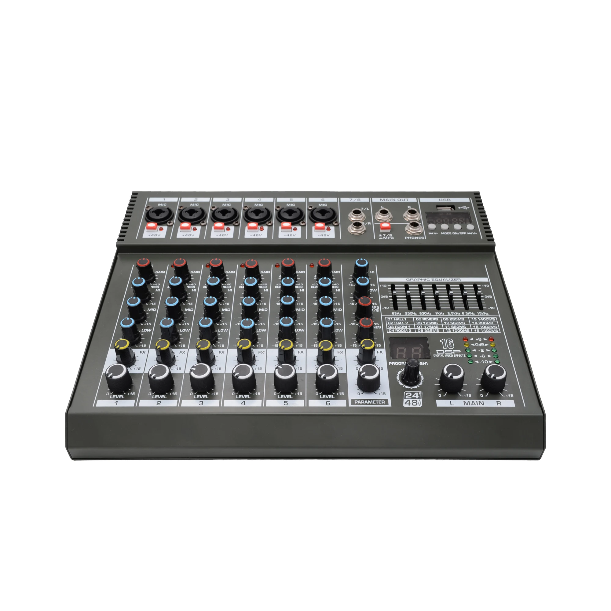 Accuracy Pro Audio ProfessionalMixer MU8   dj controller/audio console mixer (1600378193628)