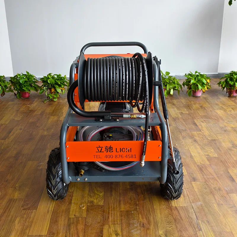 LC 250bar 30lpm electric high pressure pipe cleaning machine, professional equipment cleaning, dredging